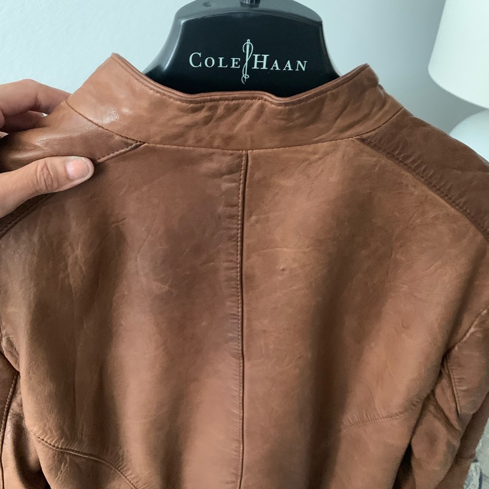 Cole Haan Leather Women’s Jacket - Picture 4 of 8